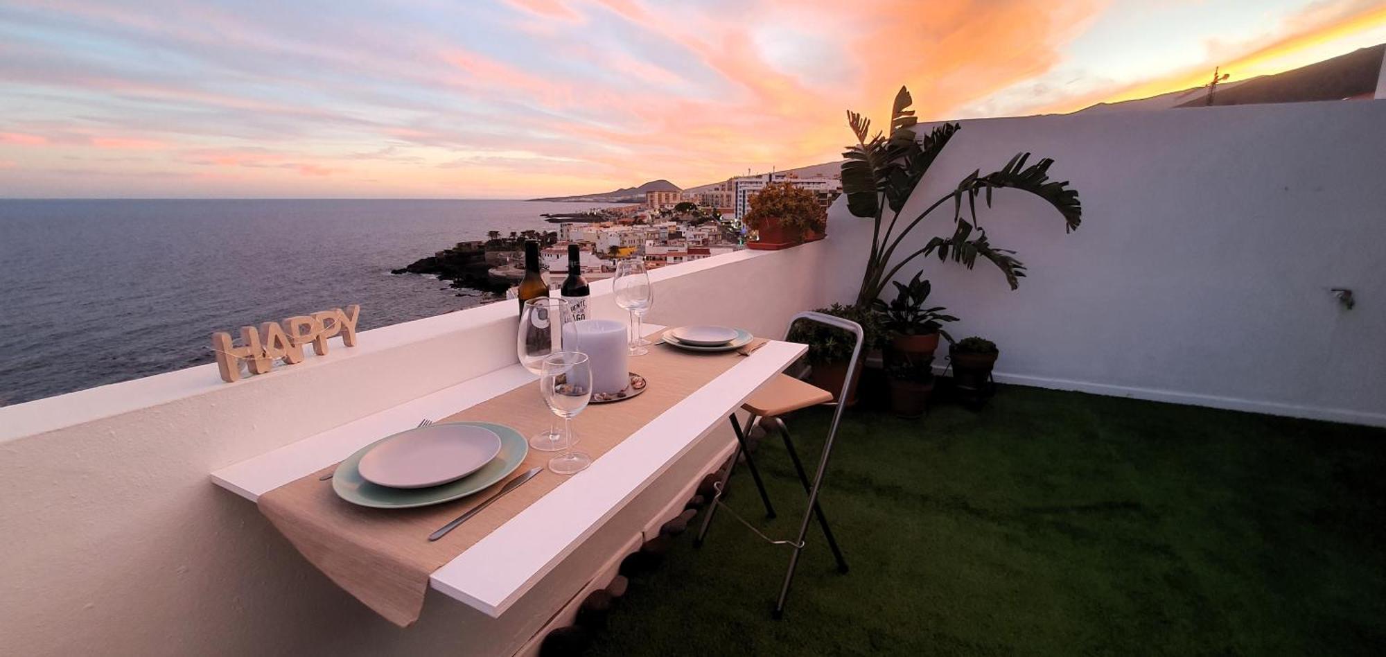 Las Caletillas Sea View Penthouse Candelaria Dış mekan fotoğraf